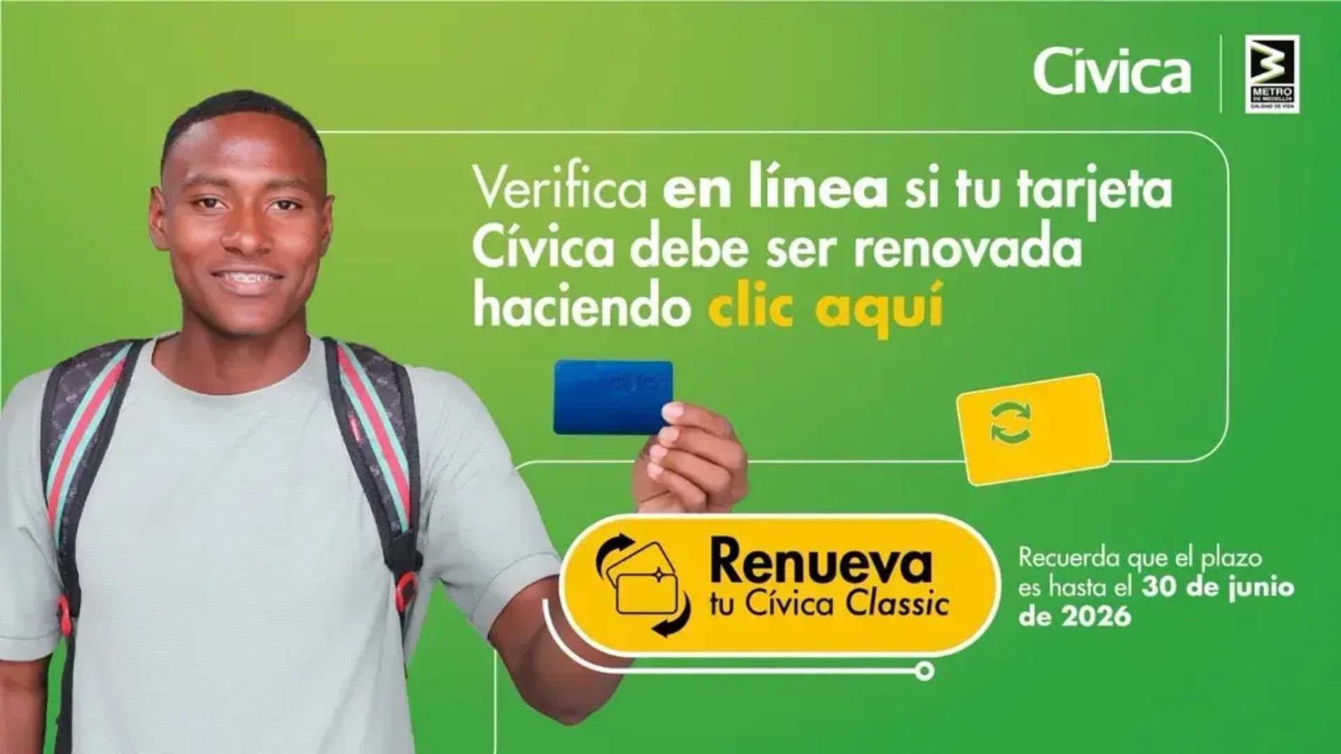 Cómo renovar la tarjeta Cívica