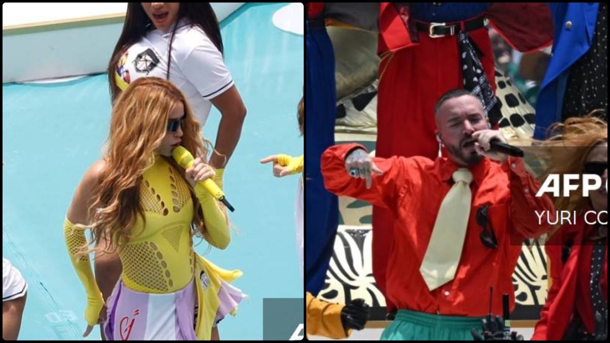 Shakira y J Balvin, en la inauguración del Mundial 2026
