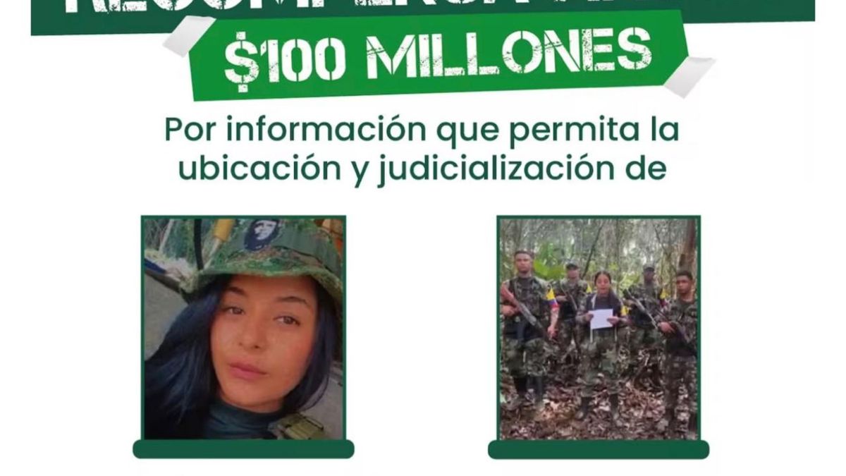 Recompensa de $100 millones por alias la "Enfermera".
