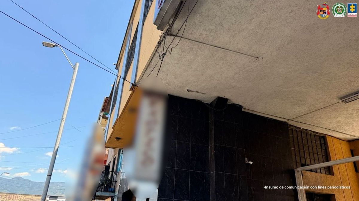 Motel confiscado en el centro de Medellín.
