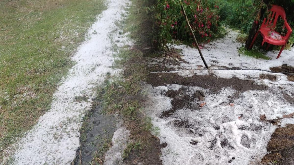 Granizada en Saboyá, Boyacá