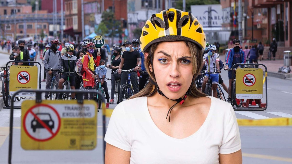 Cierre de la ciclovía de Bogotá en tramo clave.