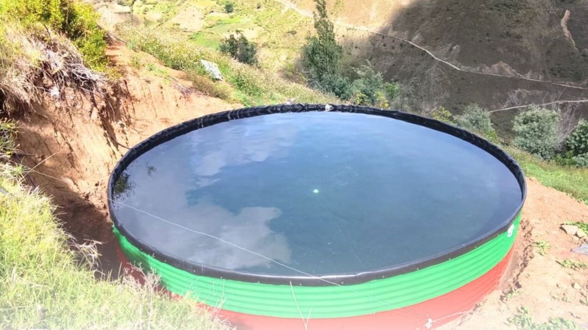 Reservorio de agua potable en el munici´pio de Silos