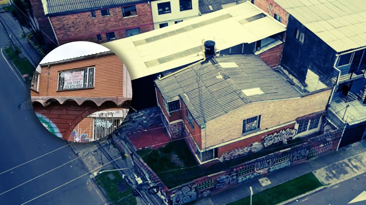 La casa abandonada de Álamos Norte en Bogotá