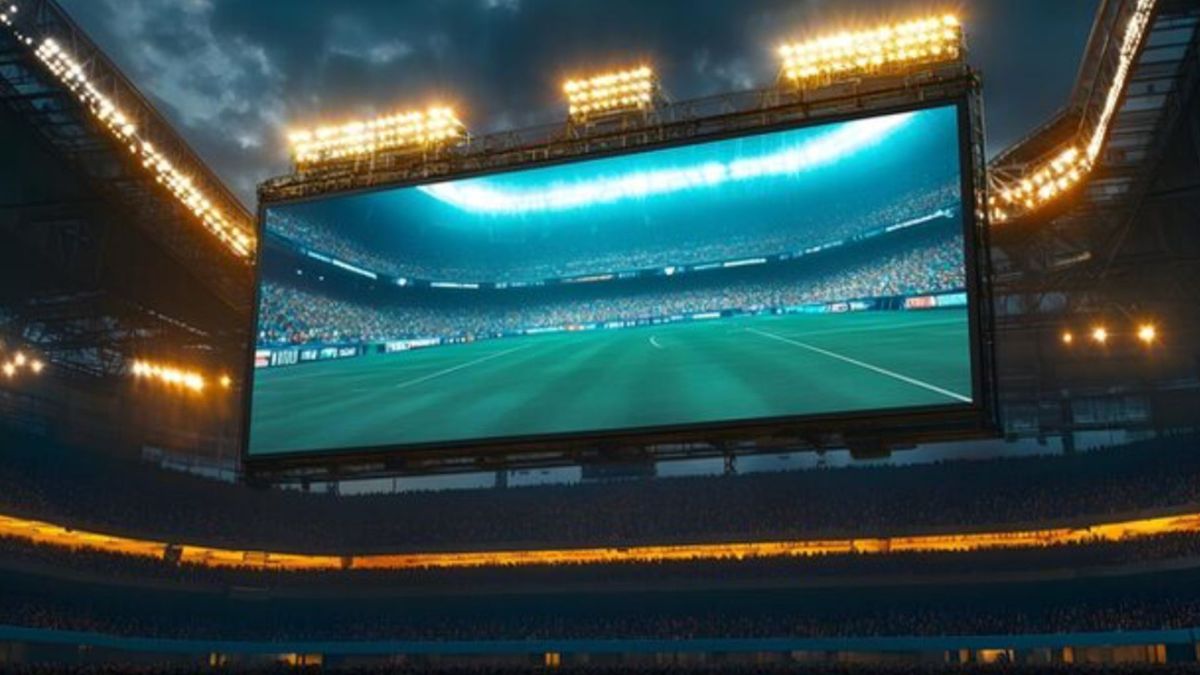 Pantalla gigante fútbol