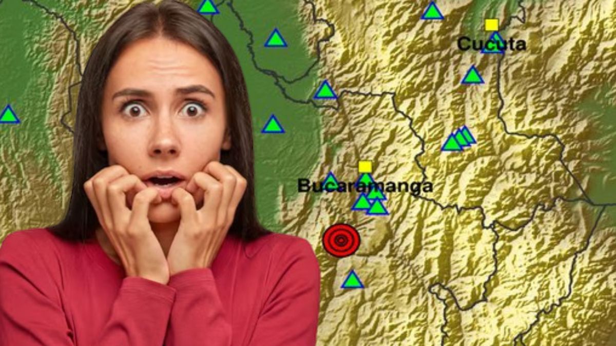 Temblor Bucaramanga hoy 17 de junio de 2026 - mujer asustada