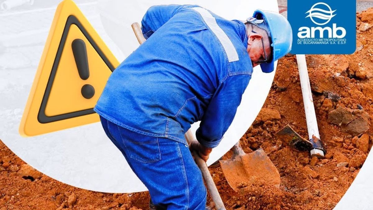 Cortes de agua en el área metropolitana de Bucaramanga