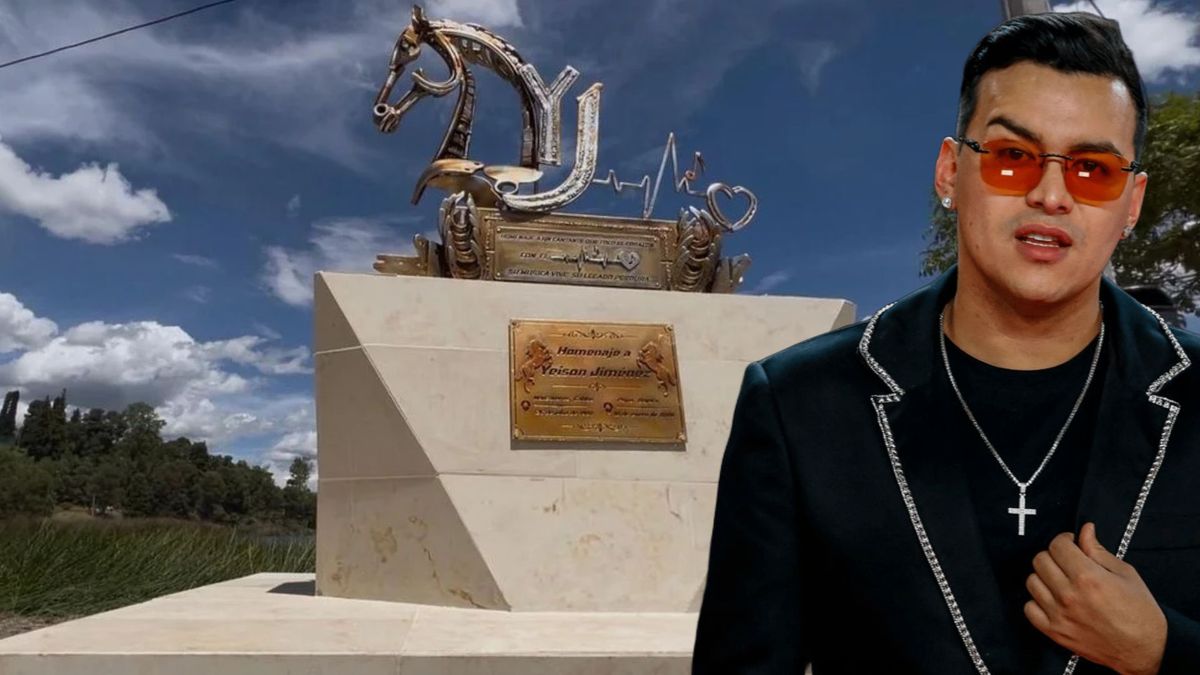 ¿Dónde está la escultura de Yeison Jiménez en Boyacá?