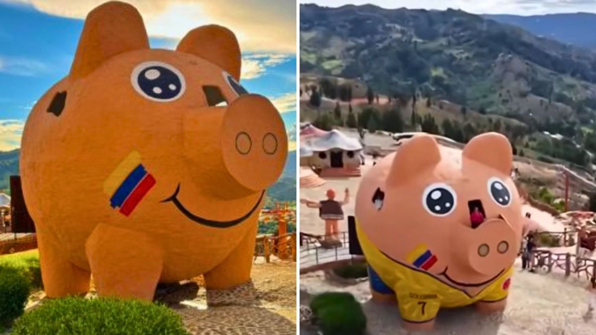 Ráquira logró el Récord Guinness con la alcancía más grande del mundo