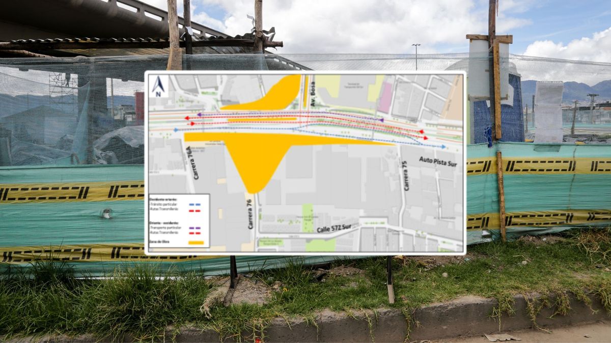 Malla de obras y punto exacto de la intervención