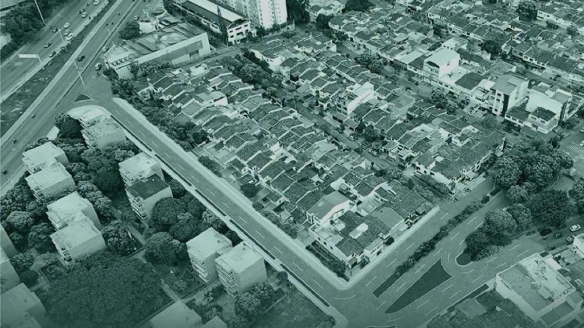 Vías del barrio Diamante 2 - Bucaramanga