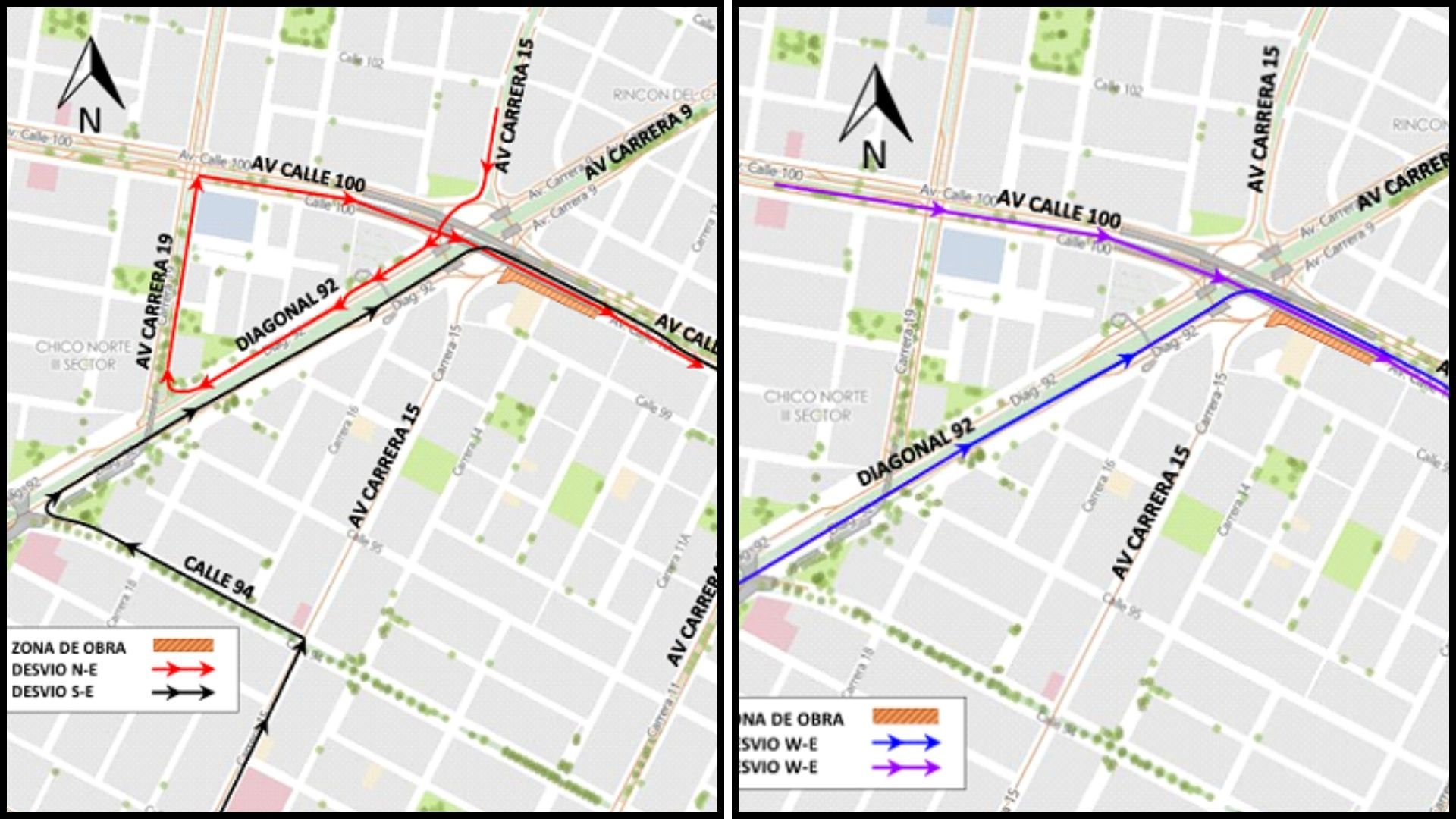 IDU cierra conectante de la Avenida Calle 100 mueven paraderos clave del SITP por 15 días