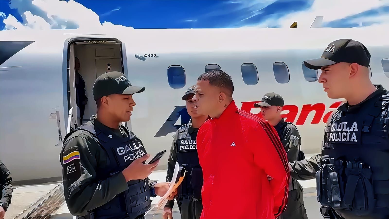 Captura de 'Alex Pereira' en Ríonegro, Antioquia
