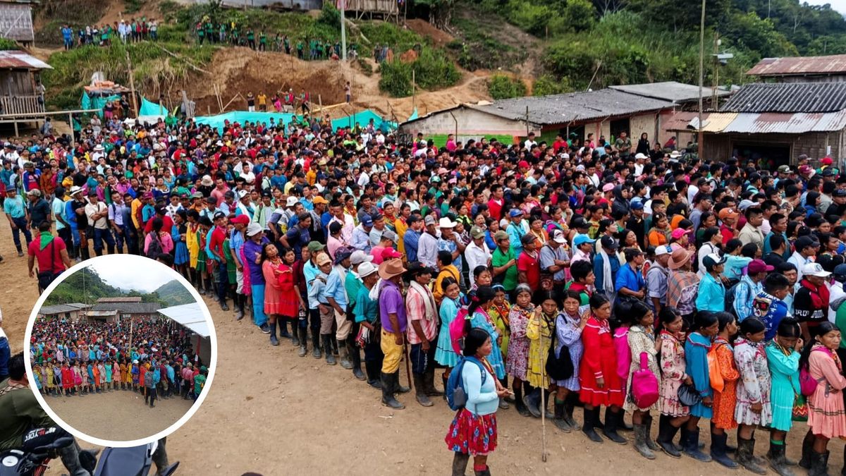 Indígenas de Risaralda caminaron horas para llegar a puestos de votación: hay participación masiva