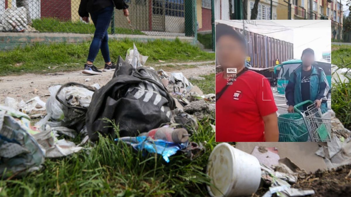 UAESP frena a comerciante por botar basura en Bogotá