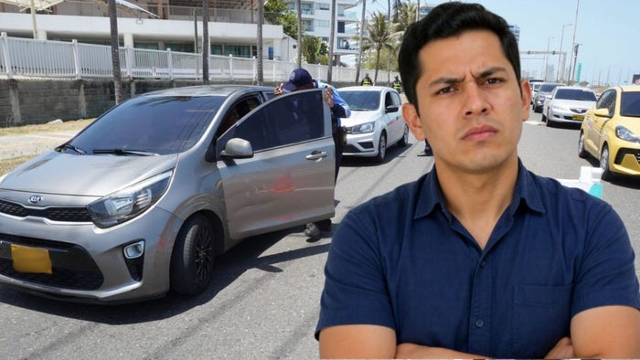 Agentes del DATT - hombre molesto