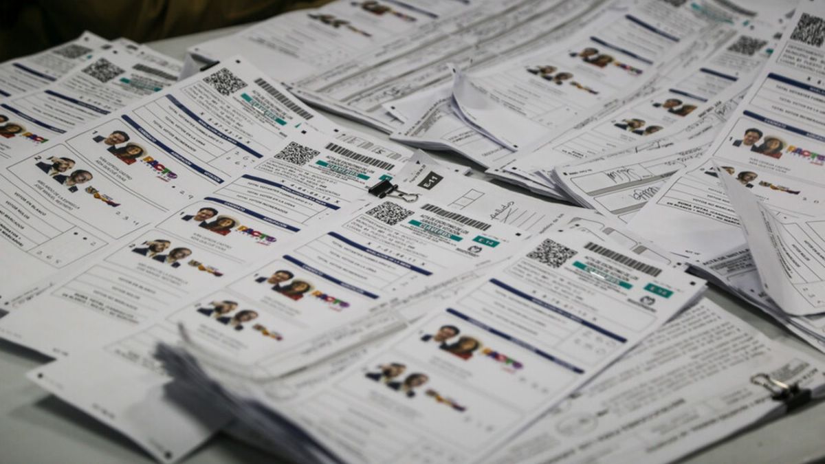 Formularios E14 de conteo de votos