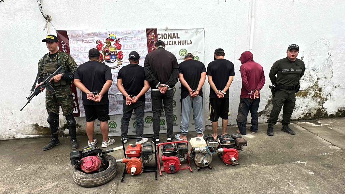 Lucha contra la minería ilegal en el Huila