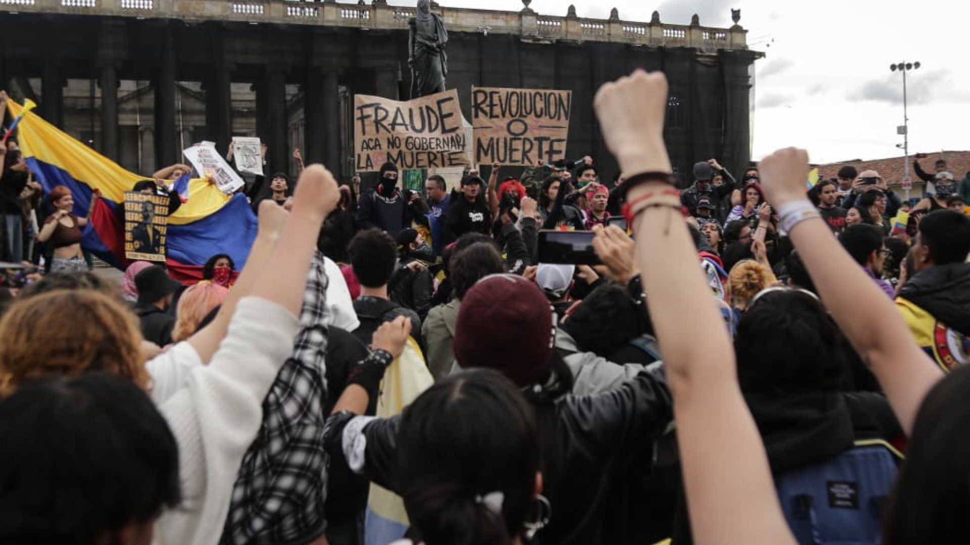 Protestas en Bogotá, 22 de junio de 2026