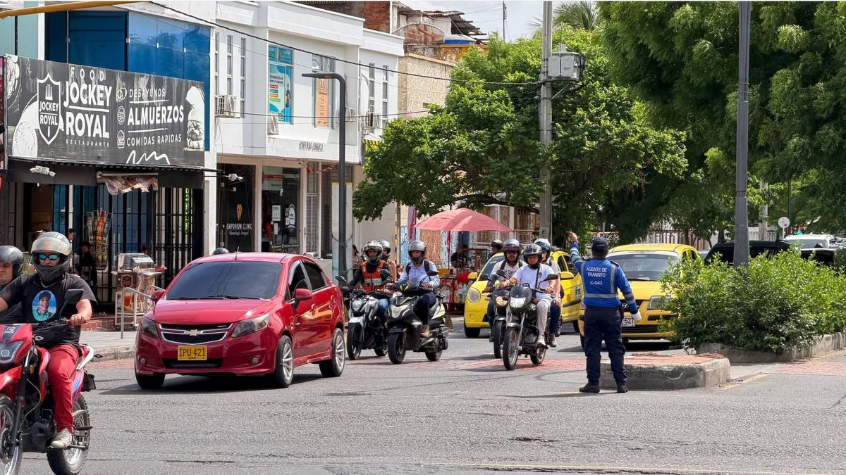 Movilidad agente de tránsito Cúcuta