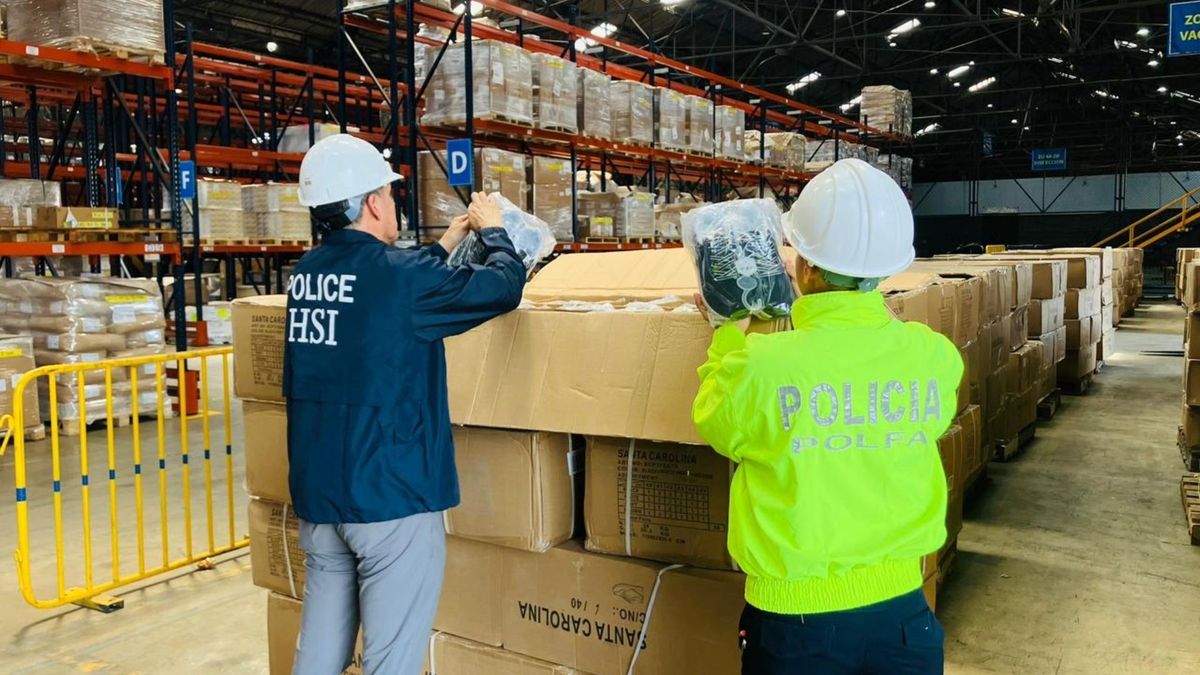 Cayó en el Puerto de Cartagena millonario cargamento de calzado pirata traído desde Asia