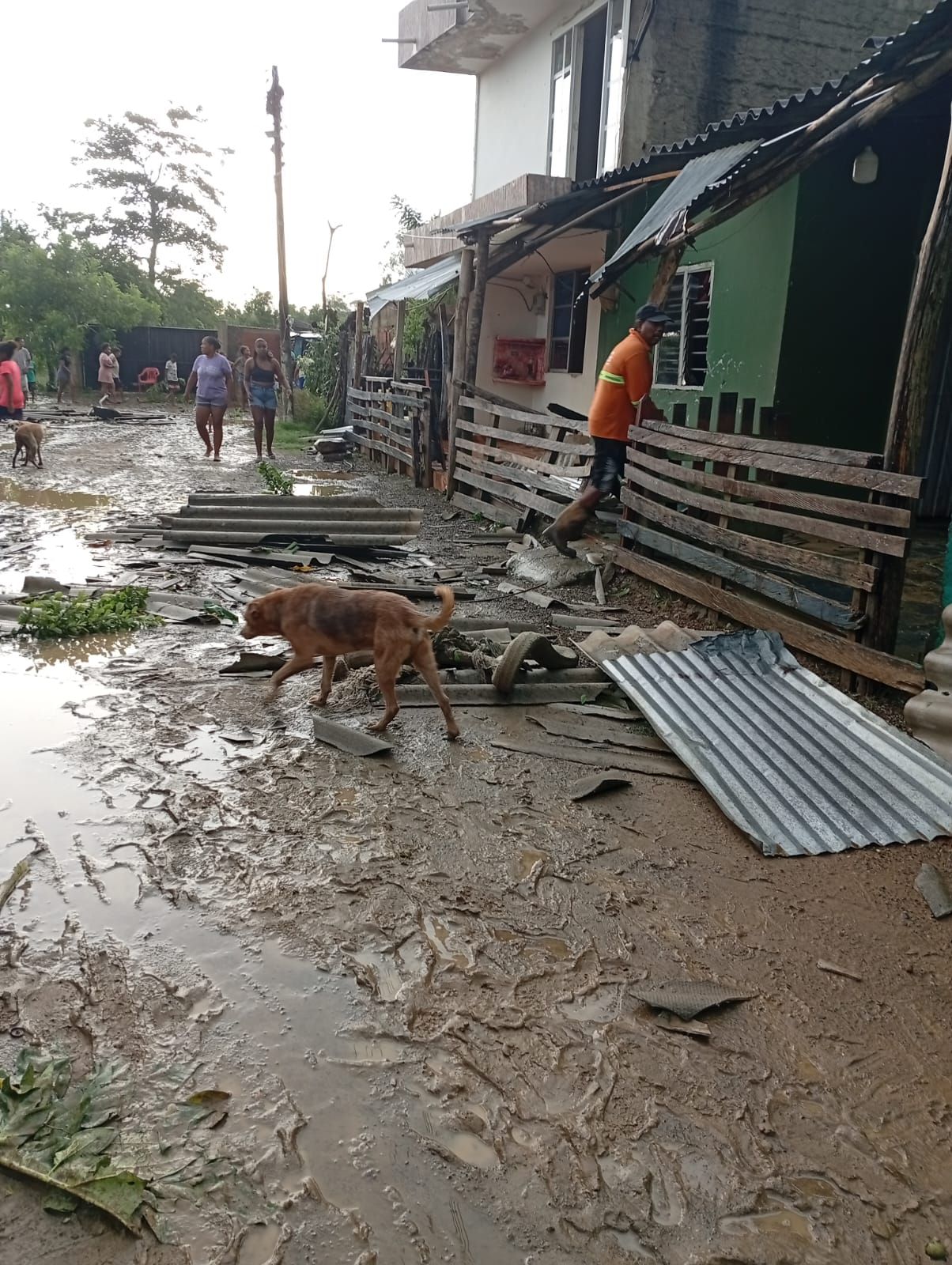 Afectaciones en Malagana, corregimiento del departamento de Bolívar