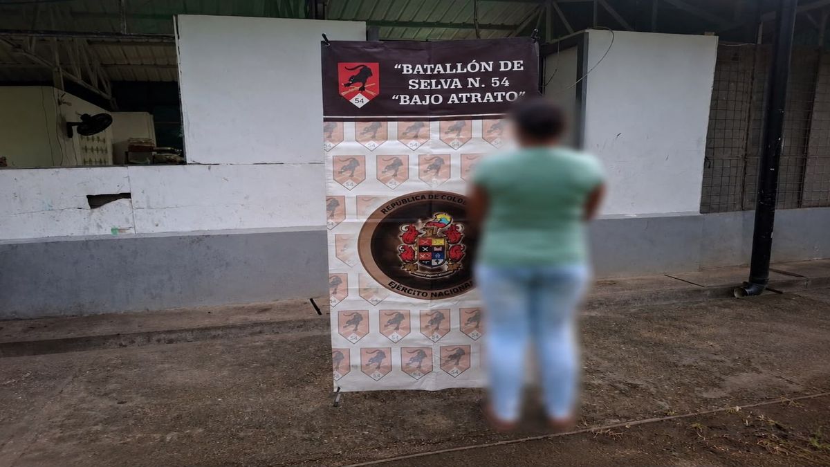 Menor recuperada por el Ejercito en el Chocó