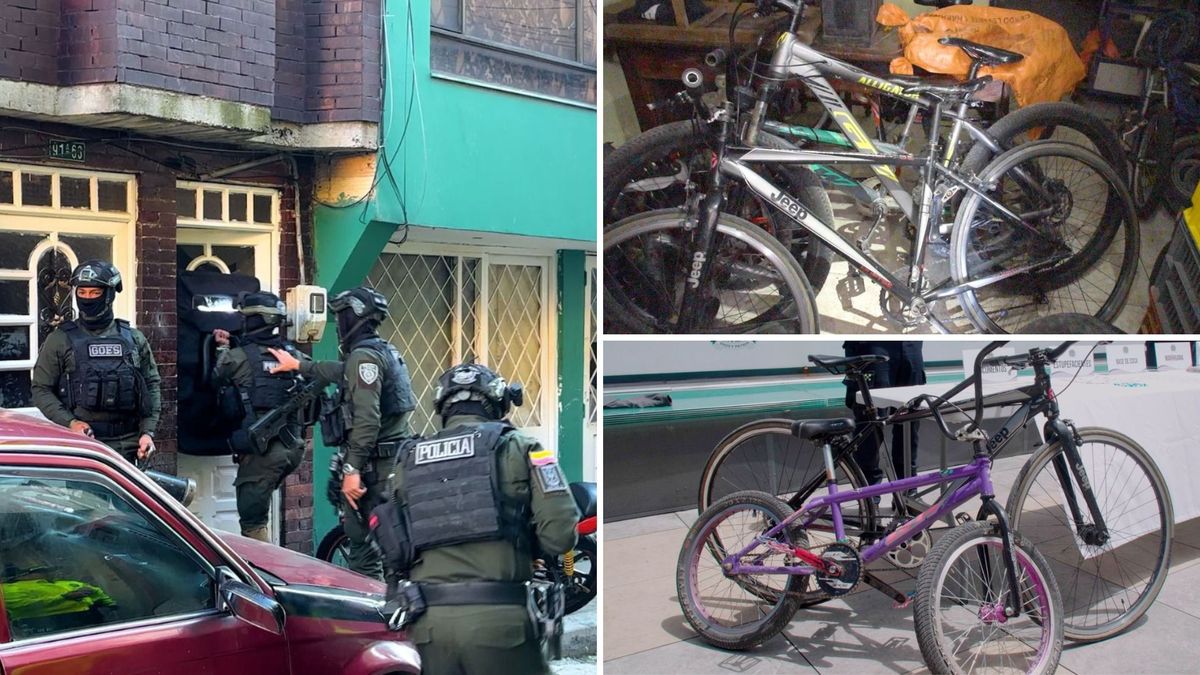 Golpe al hurto de bicicletas en Engativá: cédulas y drogas