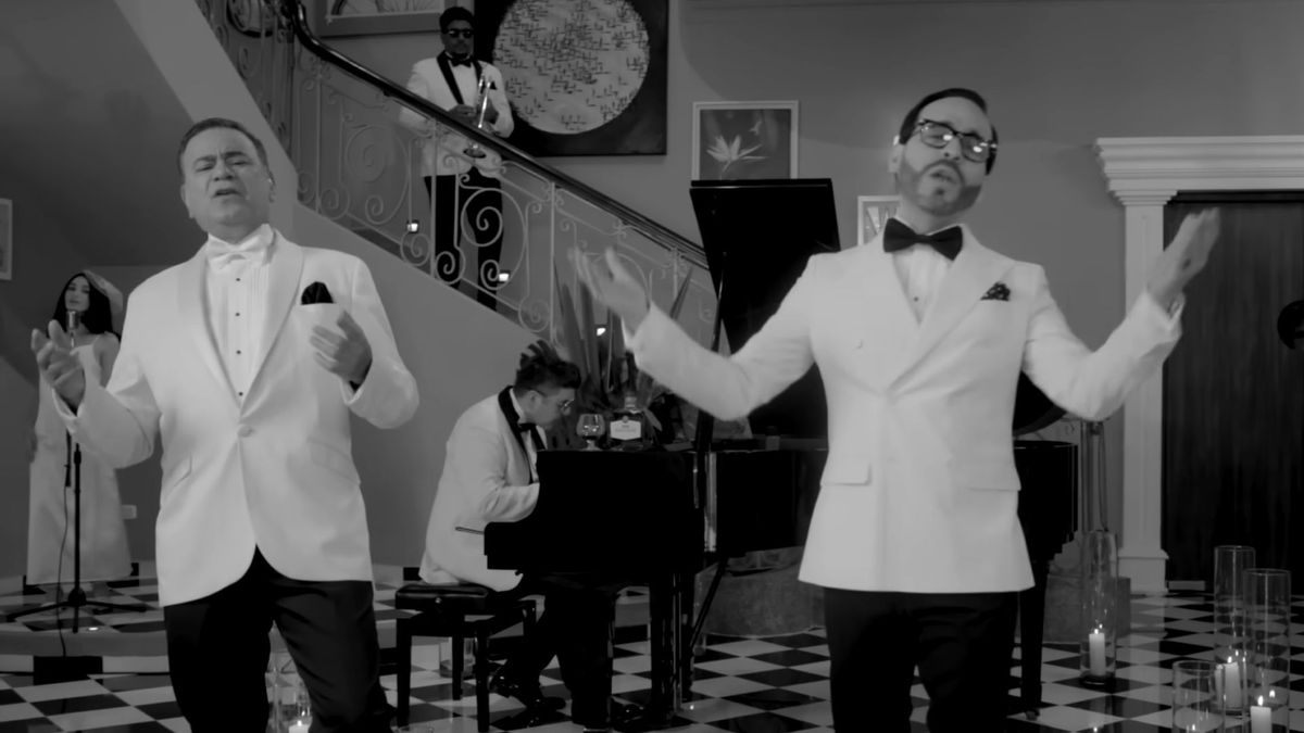 Iván Villazón y Abelardo de la Espriella cantando juntos