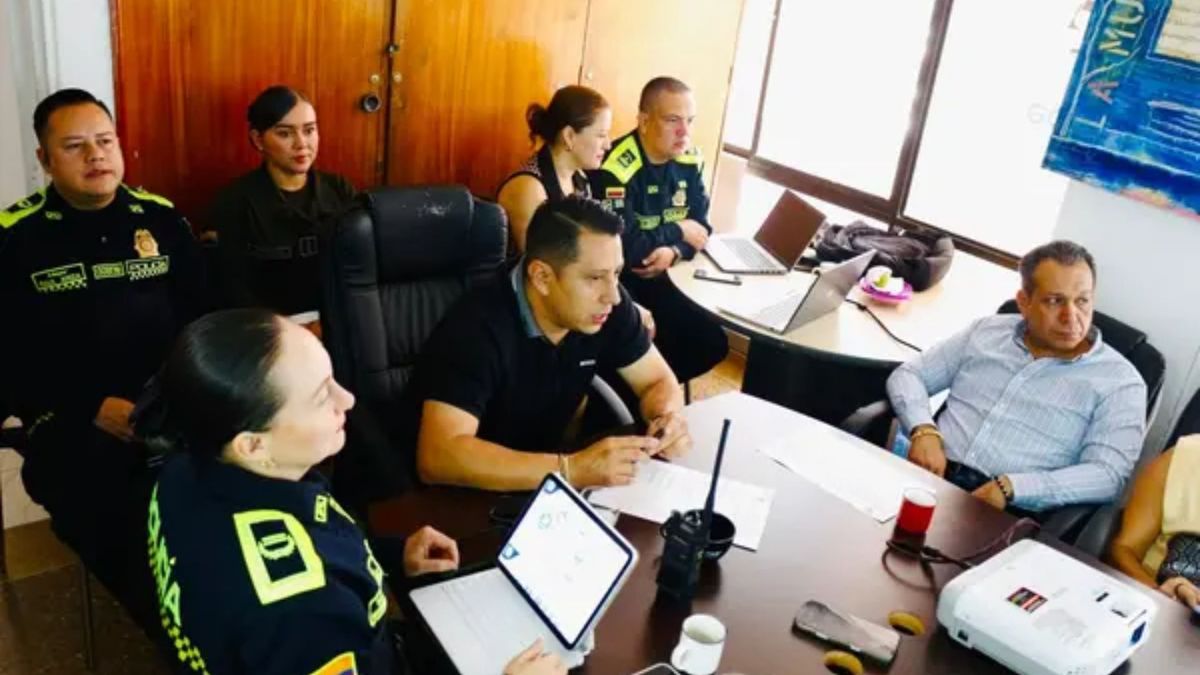 Reunión de seguridad en Floridablanca