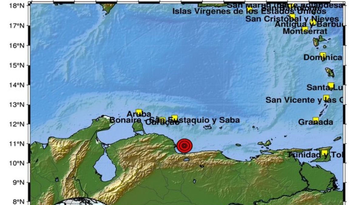 Temblor en Venezuela 24-06-2026