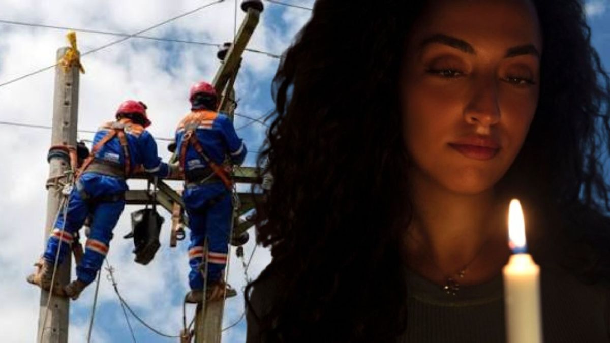 Técnicos de Enel Colombia - mujer con una vela