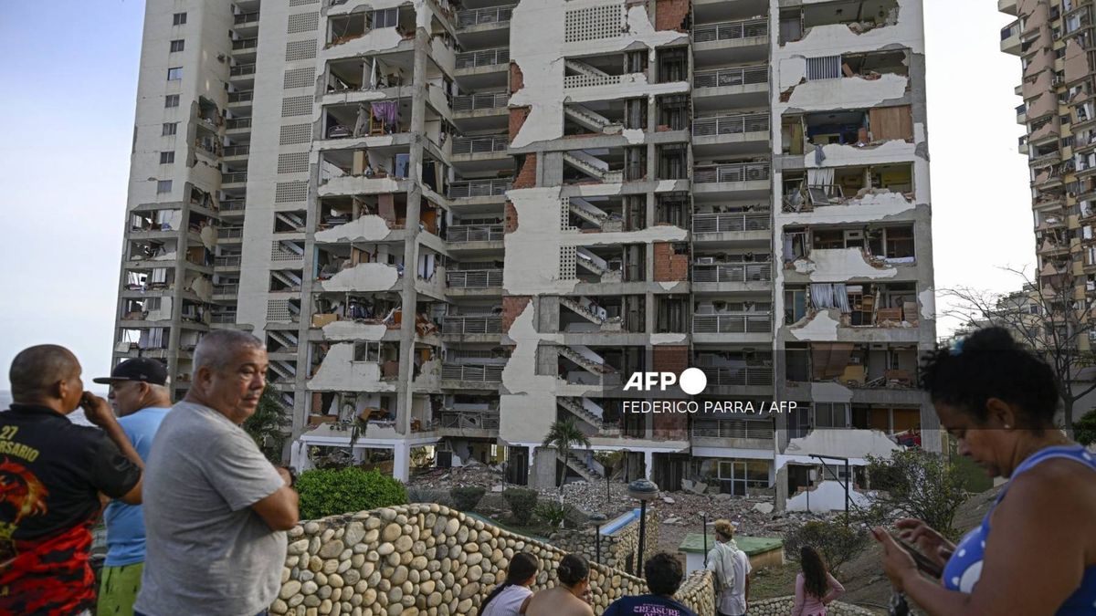 Edificios afectados por terremoto en Venezuela