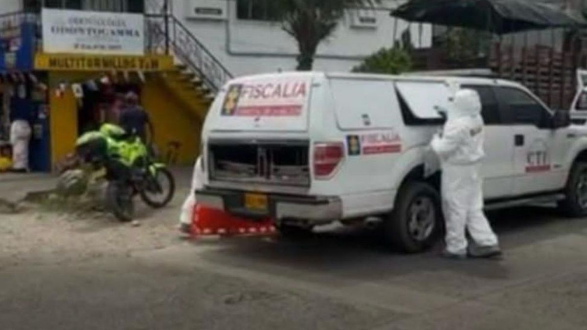 Escena del hallazgo en Apartadó.