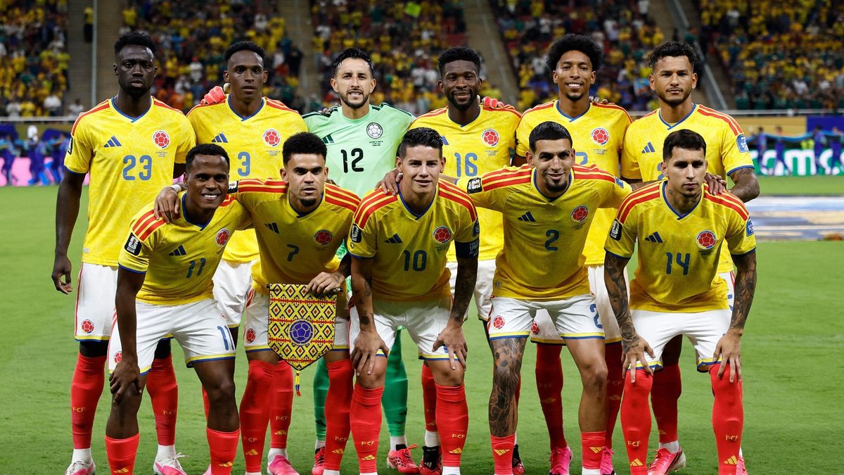 Jugadores de la Selección Colombia en el Mundial