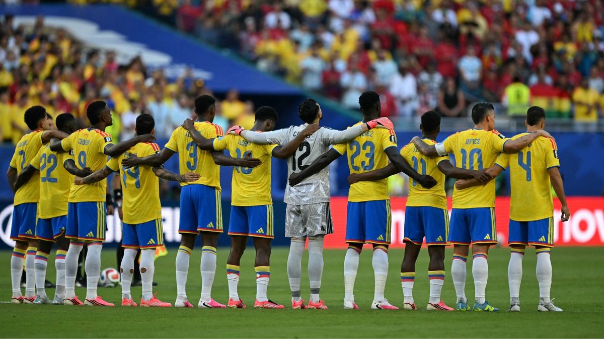 Jugadores de la Selección Colombia