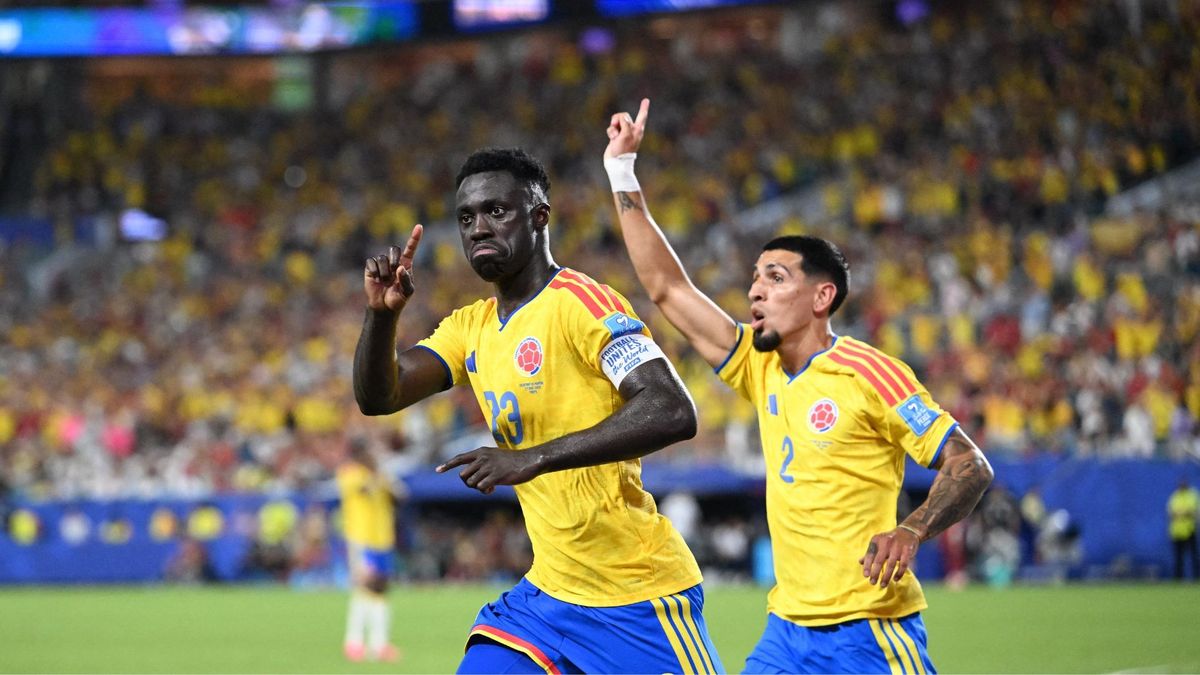 Dávinson Sánchez y Daniel Muñoz con la Selección Colombia
