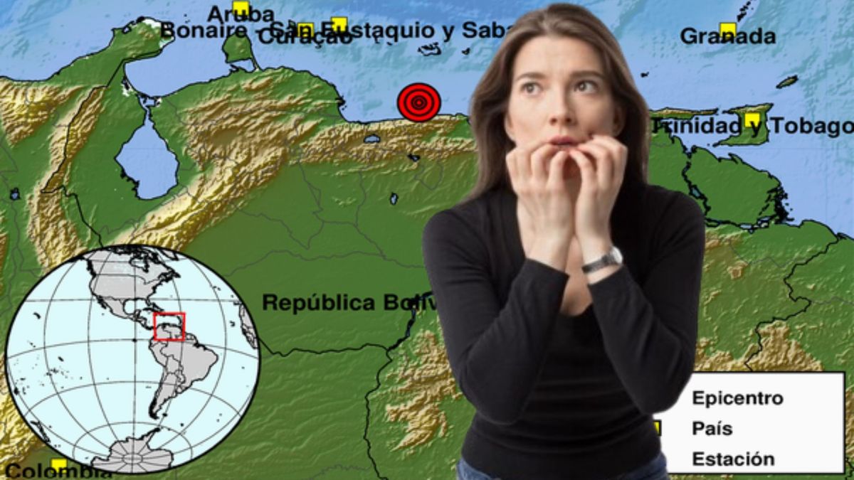 Sismo hoy en Venezuela - mujer asustada
