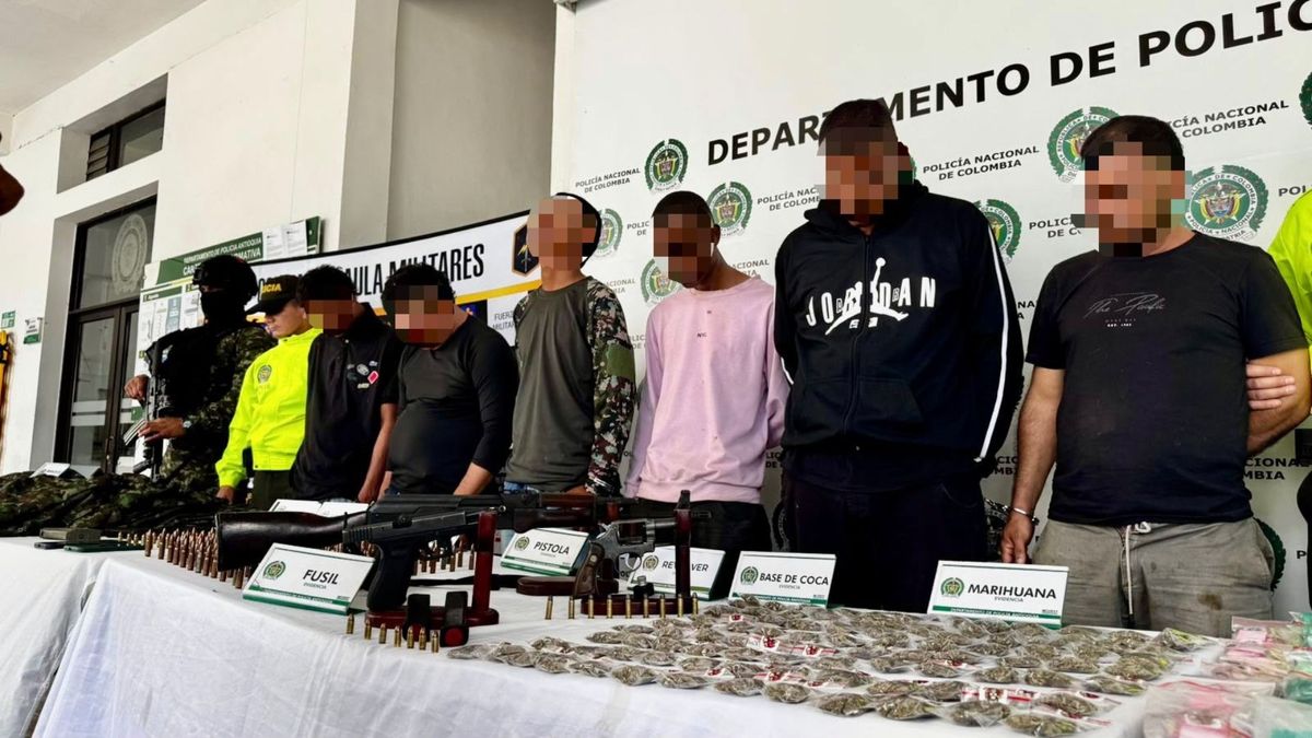 Capturas integrantes del Clan del Golfo en Antioquia.