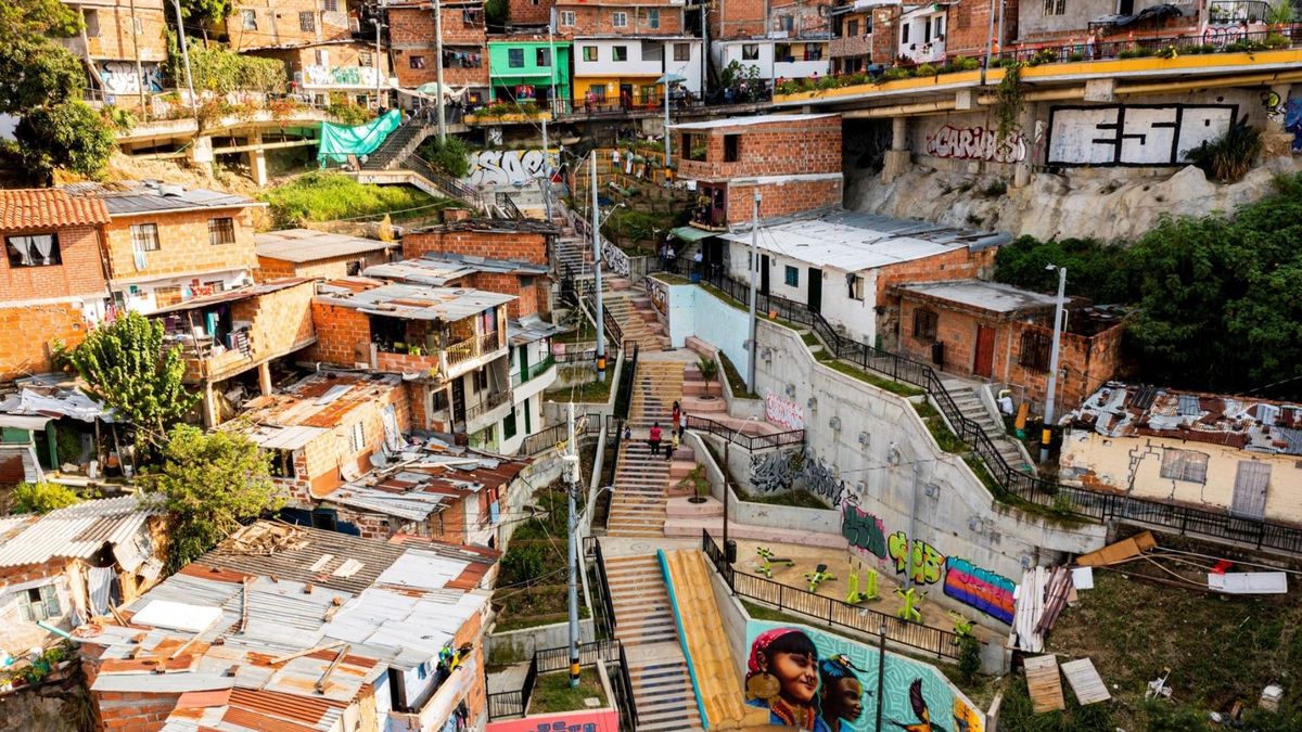 Comuna 13 de Medellín.