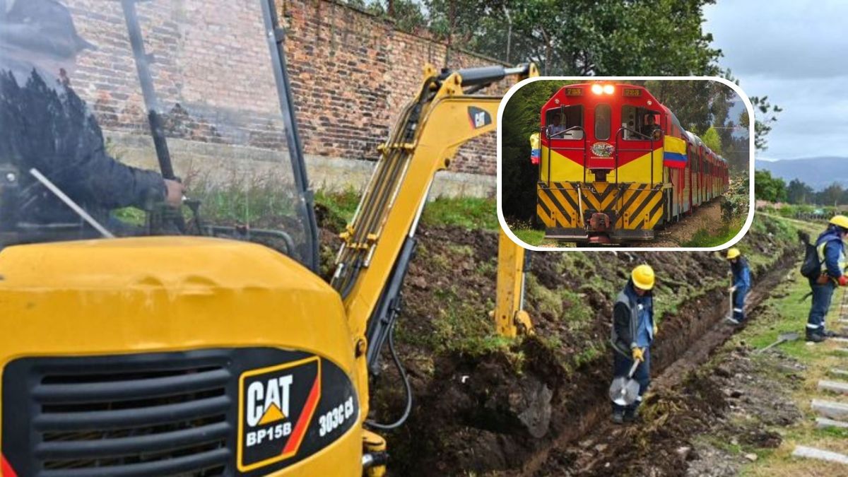 Obras en corredor férreo de Cundinamarca
