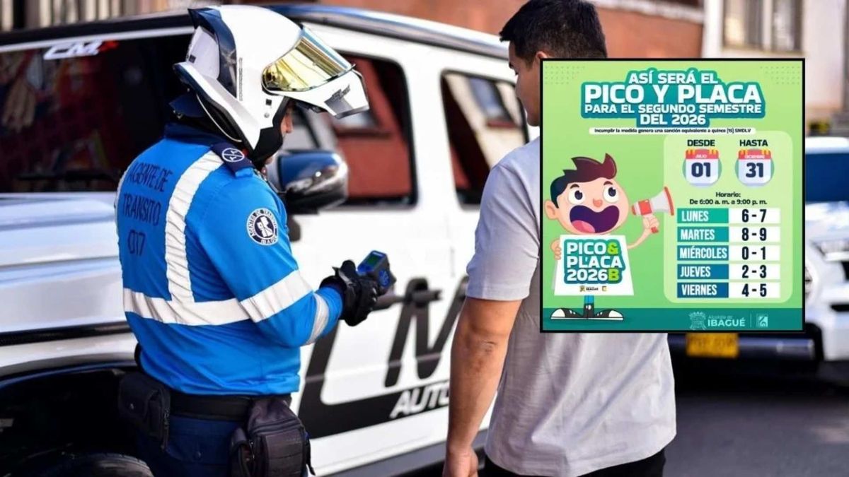 Nueva rotación del Pico y Placa en Ibagué | Cambio del Pico y Placa | Pico y Placa | Julio 2026