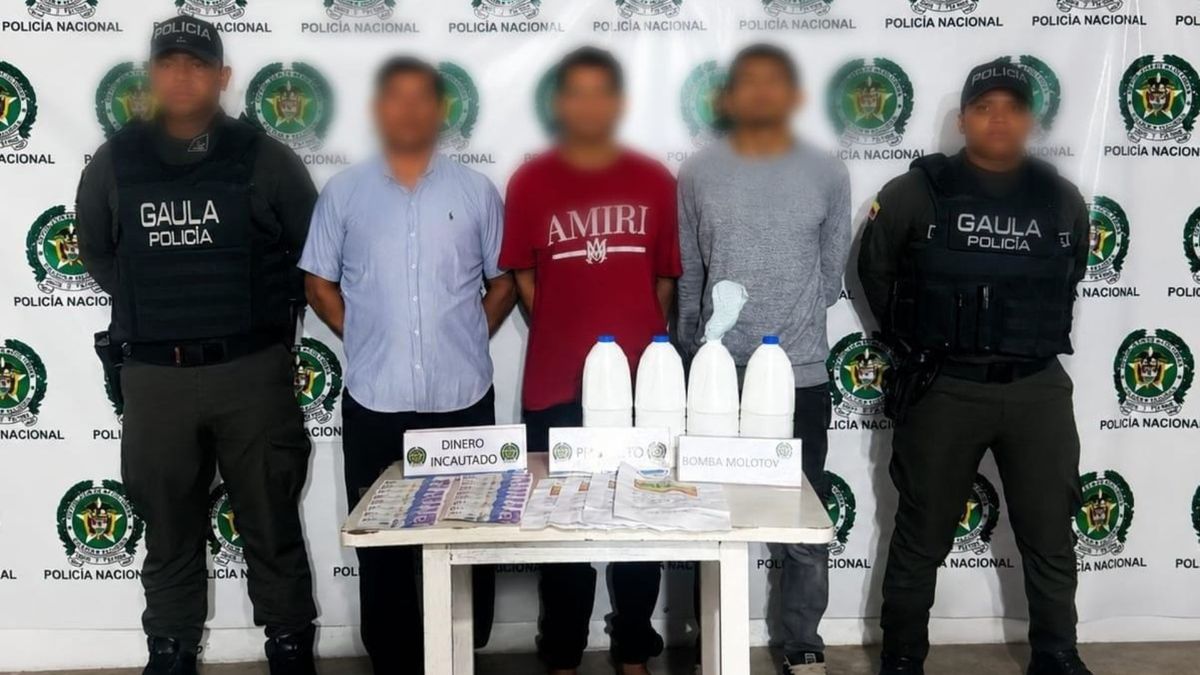 Capturados por extorsión en Barranquilla