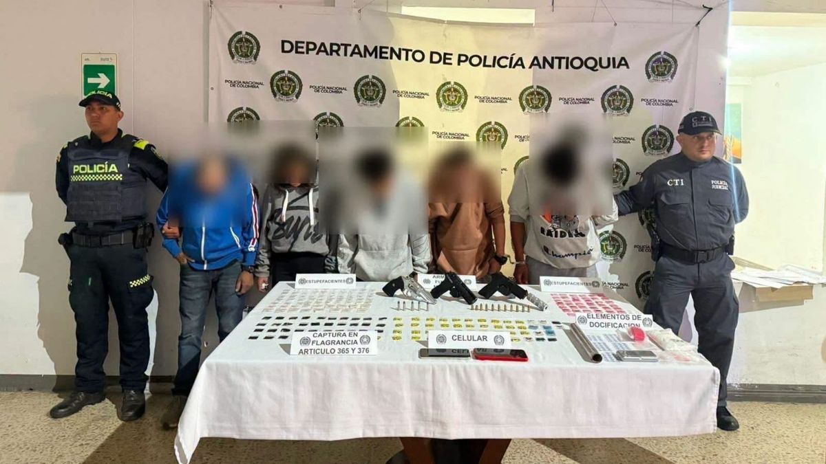 Capturas contra El Mesa en Marinilla