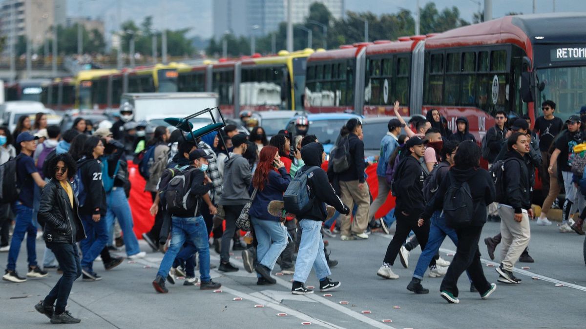 Manifestaciones en Bogotá (imagen de referencia)