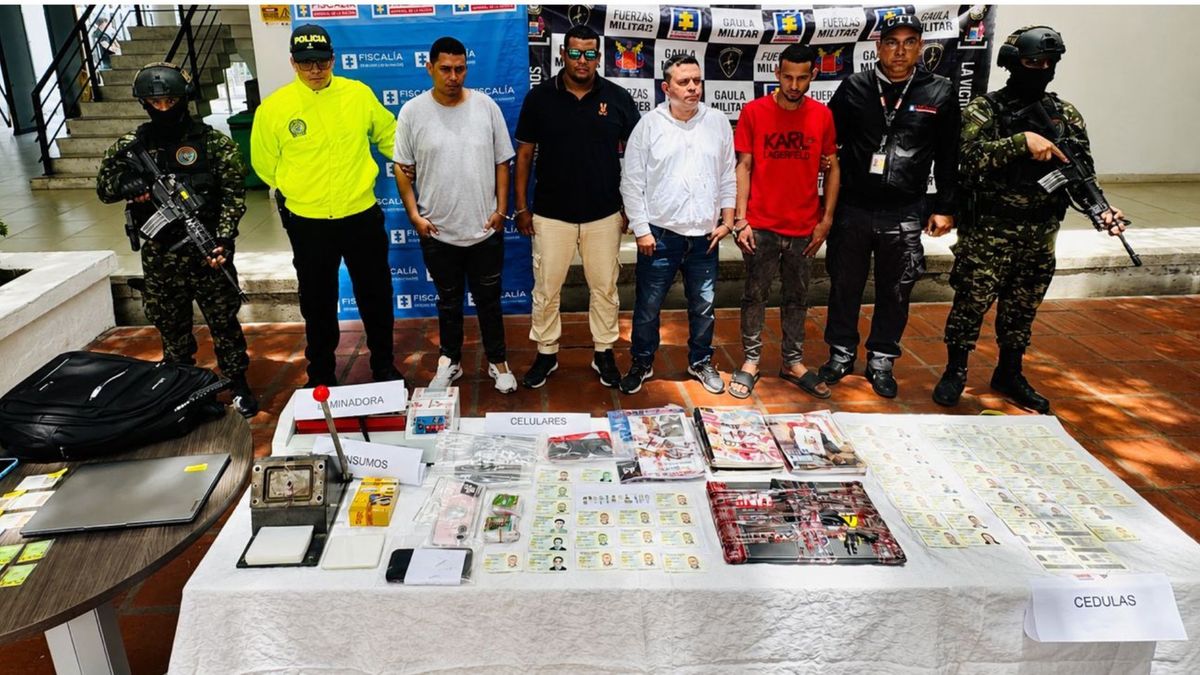 Capturados por fabricar cédulas falsas Santa Marta