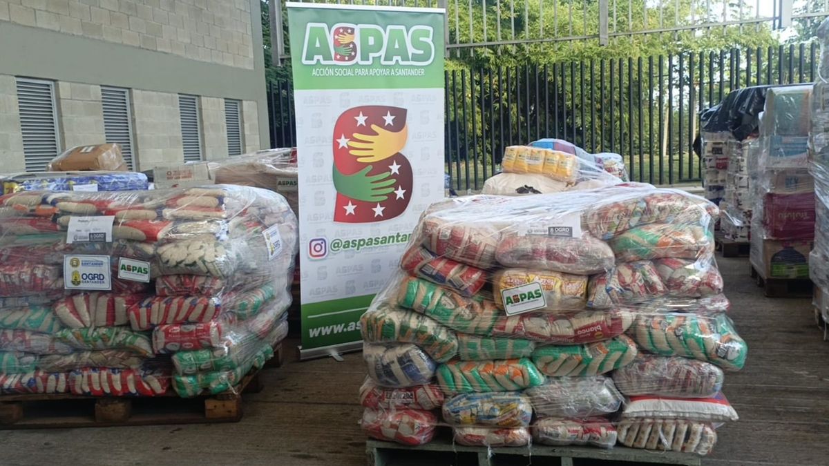 Solidaridad santandereana llega a Venezuela con el envío de 35 toneladas de ayudas humanitarias