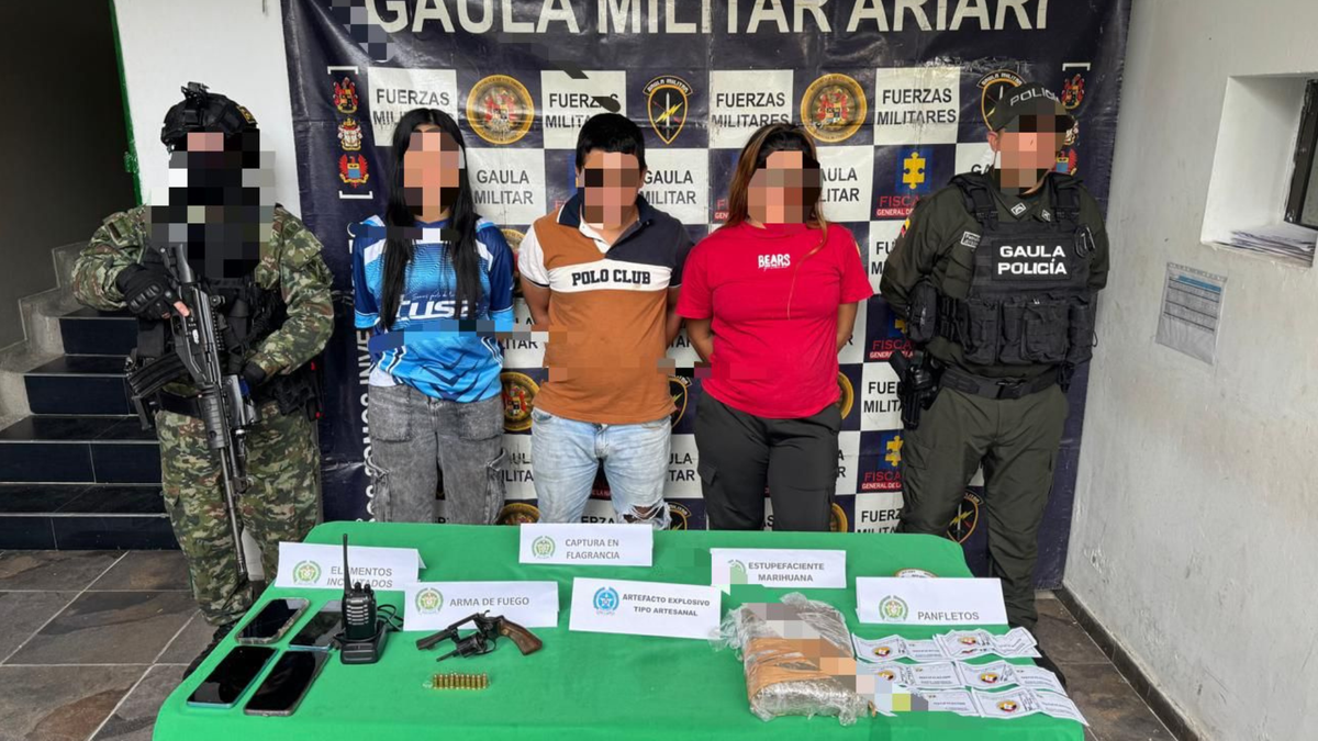 Captura tres presuntos disidentes