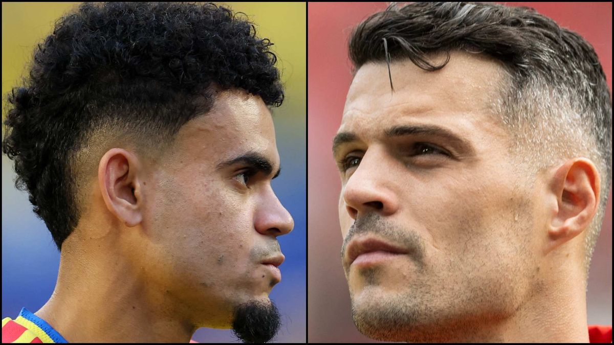 Luis Díaz y Granit Xhaka, figuras de Colombia y Suiza