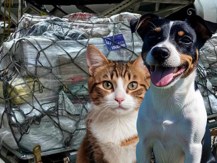 Bogotá envió 14 toneladas de ayuda para perros y gatos